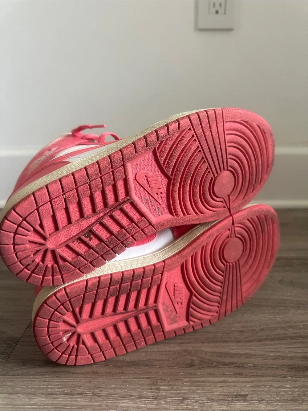 Nike Women's Air Jordan 1 Mid Strawberries and Cream Sneakers